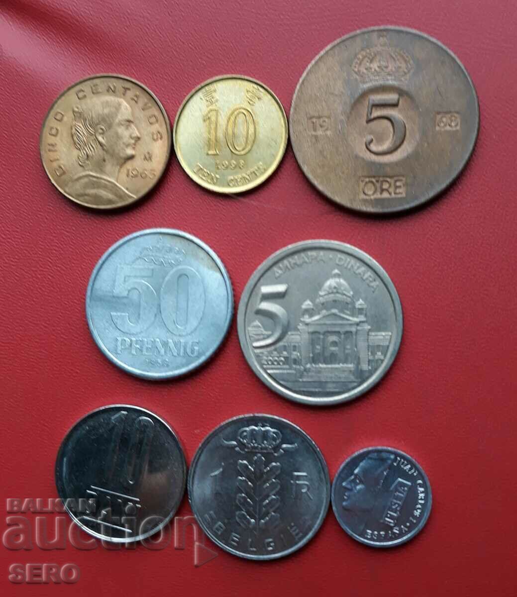 Mixed lot of 8 coins Mixed lot of 8 coins