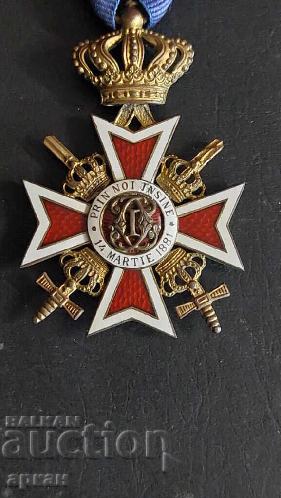 Licitație Regatul României - ordin militar cu săbii 1881