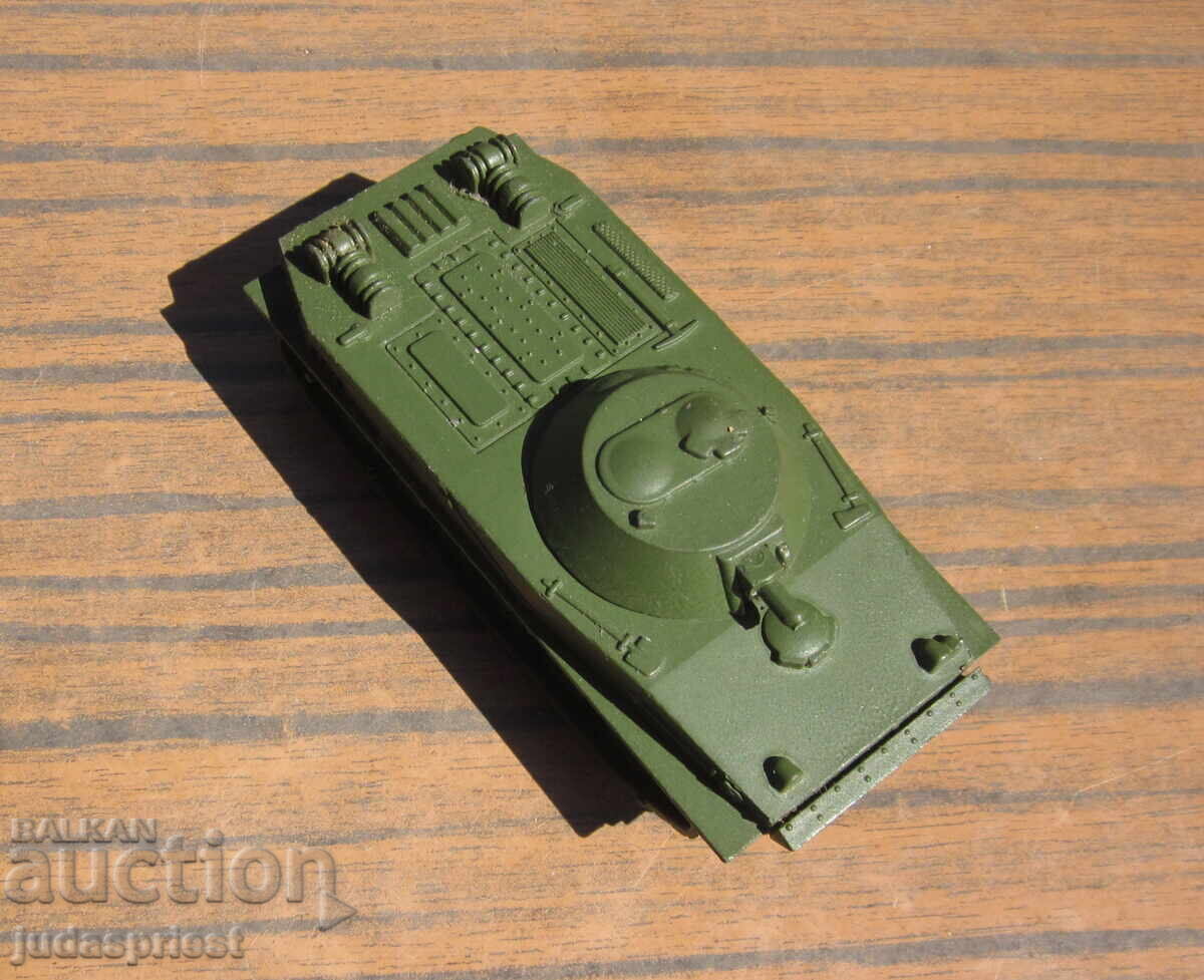 GDR German metal military toy from the socialist era: tank, APC