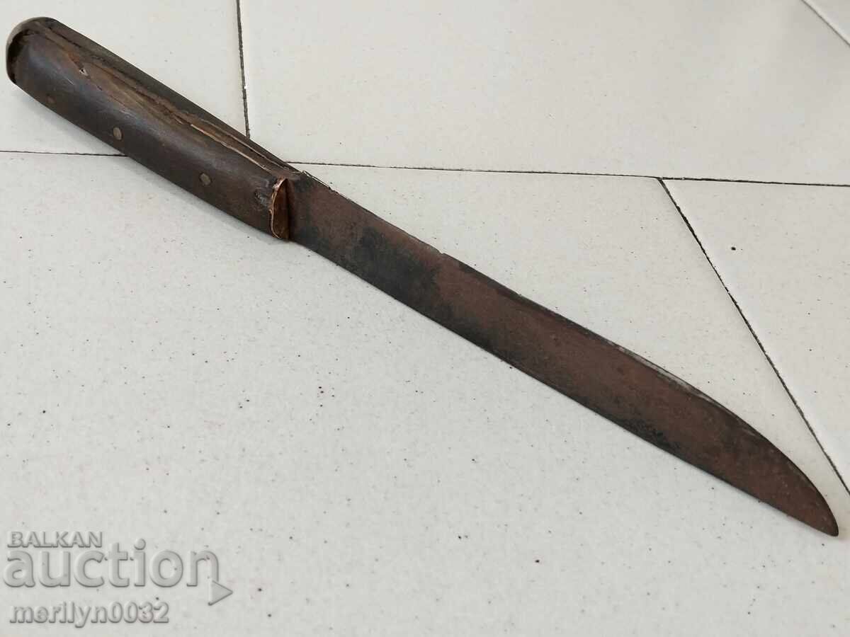 Cuțit Buinovski fără kaniya cu teacă din corn de bivol karakulak - 6 Cuțit Buinovski fără kaniya cu teacă din corn de bivol karakulak - 6