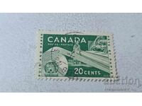 Postage stamp CANADA Pulp and Paper 20 cents