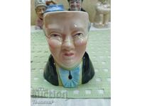 Porcelain jug Character Jugs, Face Jugs - Mr. Pickwick