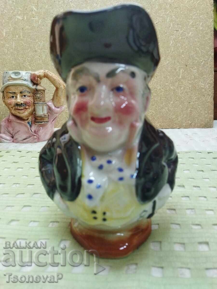 Porcelain Character Jugs, Face Jugs - John Bull - 5 Porcelain Character Jugs, Face Jugs - John Bull - 5
