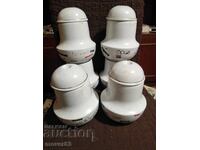 Πορσελάνινες κούτες/βάζα. Μεγάλες, 6 τεμάχια