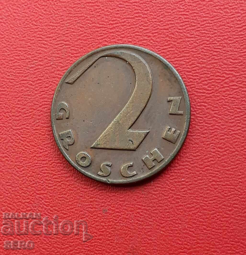 Αυστρία-2 γρόσια 1937