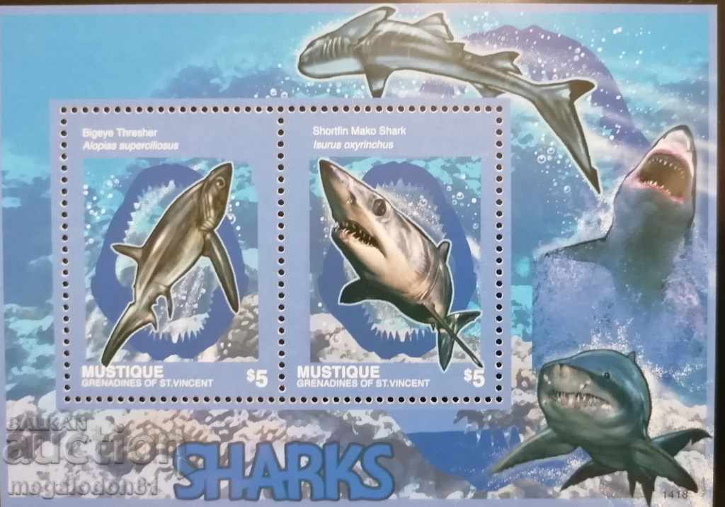 Παράδοση St. Vincent - ωκεάνια πανίδα, καρχαρίες Παράδοση St. Vincent - ωκεάνια πανίδα, καρχαρίες