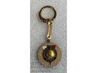 Breloc vechi BFS Bŭlgarski Futbolen Sŭyuz 75 de ani