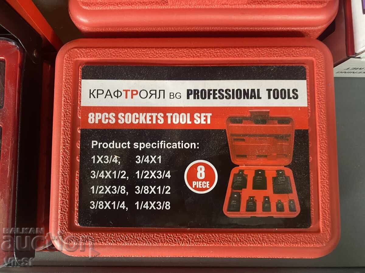 Adaptoare, reductoare, 1'', 1/2'', 3/8'', 1/4'' Adaptoare, reductoare, 1'', 1/2'', 3/8'', 1/4''