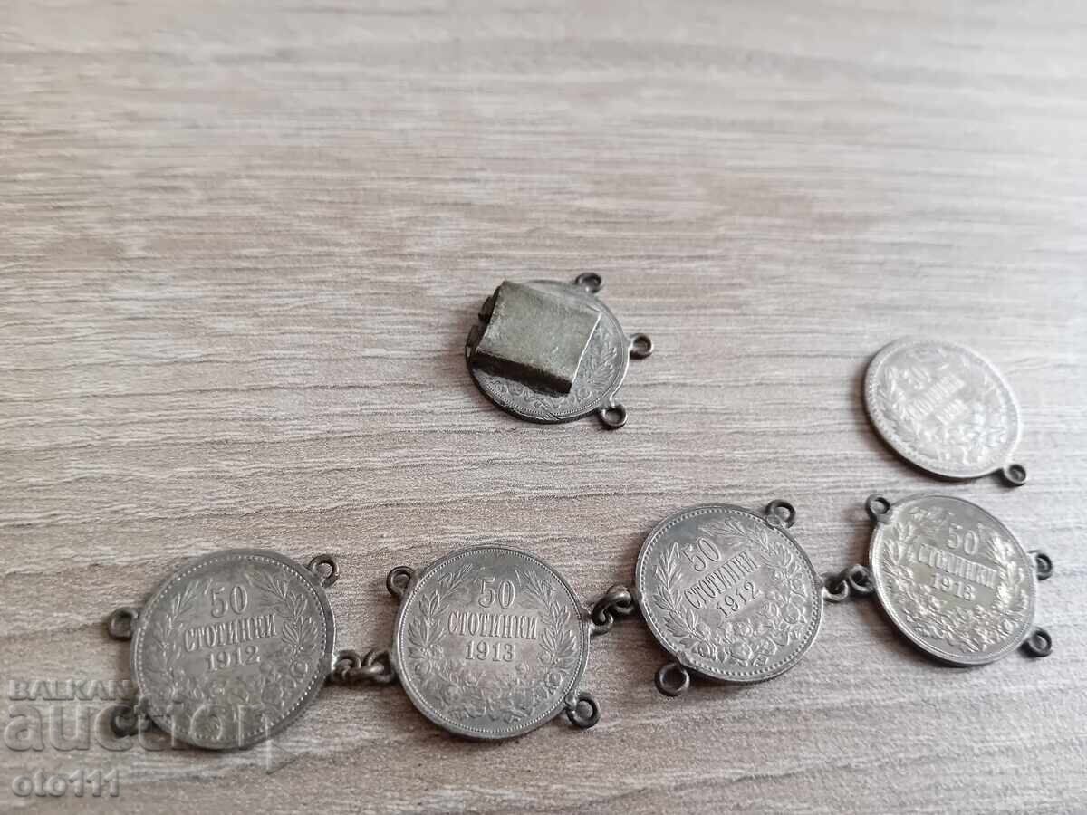 OLD GRIVNA WITH SILVER COINS FERDINAND with price 70.00 BGN | € 35.79