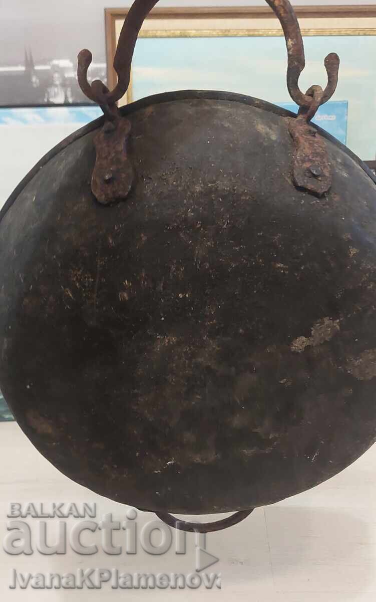 Copper retro large pan for connoisseurs - 7