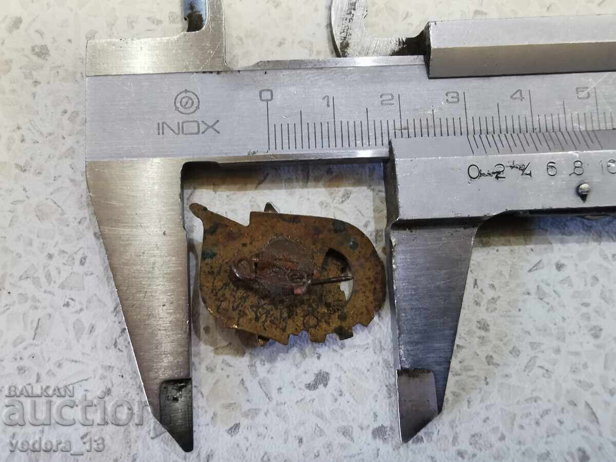 Delivery of BADGE-ENAMELBRONZE