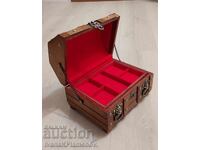 Wooden jewelry box for connoisseurs