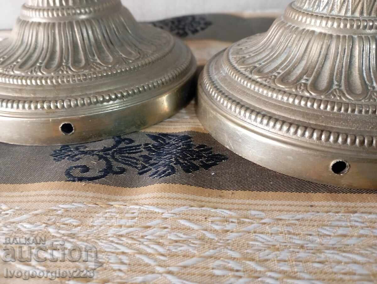 Two Baroque candlesticks, set - 5