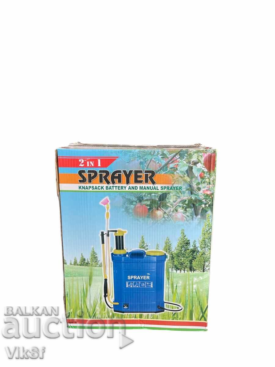 Kombinirana prŭskachka akumulatorna/rŭchna Kraftroyal -16 l Kombinirana prŭskachka akumulatorna/rŭchna Kraftroyal -16 l