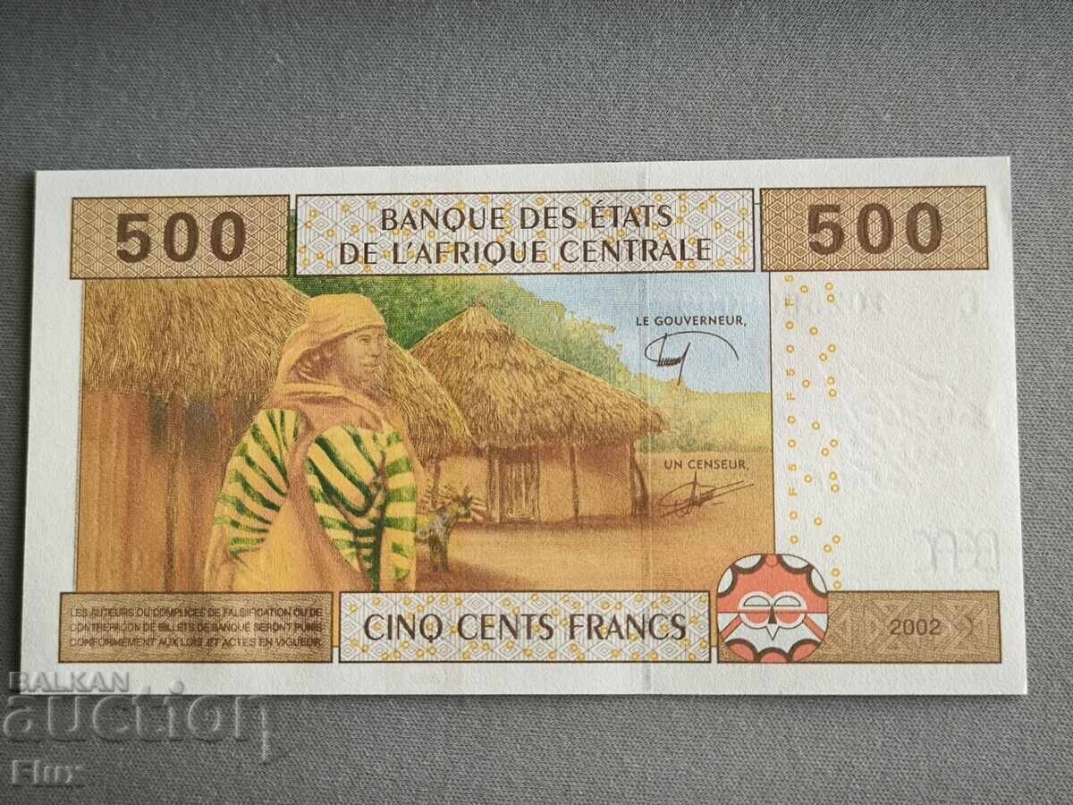 Bancnotă - Statele Africii Centrale - 500 franci | 2002 cu preț 14.00 BGN | € 7.16 Bancnotă - Statele Africii Centrale - 500 franci | 2002 cu preț 14.00 BGN | € 7.16