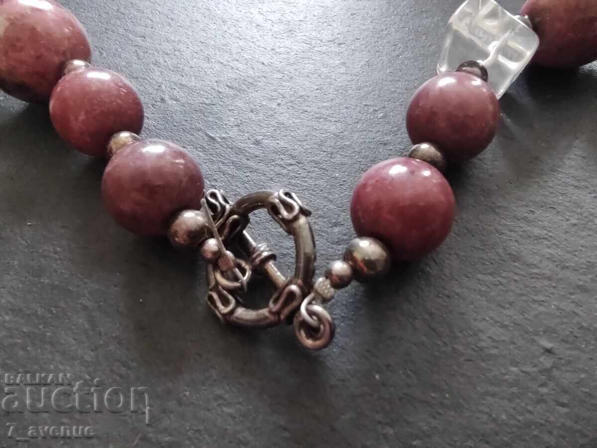 Z Κολιέ, Ροδοχρωσίτης, μεγάλα φυσικά πετράδια 5.06.25 - 7