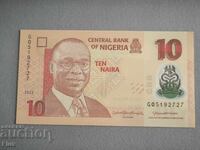 Банкнота - Нигерия - 10 найра UNC | 2022г.
