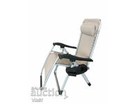 Șezlong + suport pahar până la 150kg