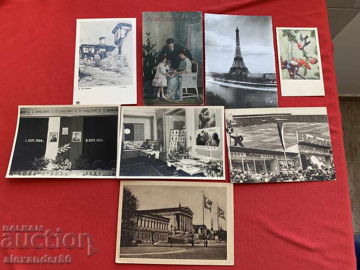 Lot de cărți poștale vechi, 8 bucăți Lot de cărți poștale vechi, 8 bucăți