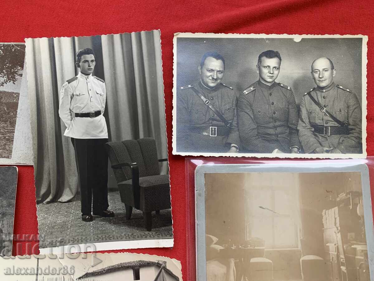 Лот стари военни снимки 7 бр. с цена 15.00 лв. | € 7.67 Лот стари военни снимки 7 бр. с цена 15.00 лв. | € 7.67