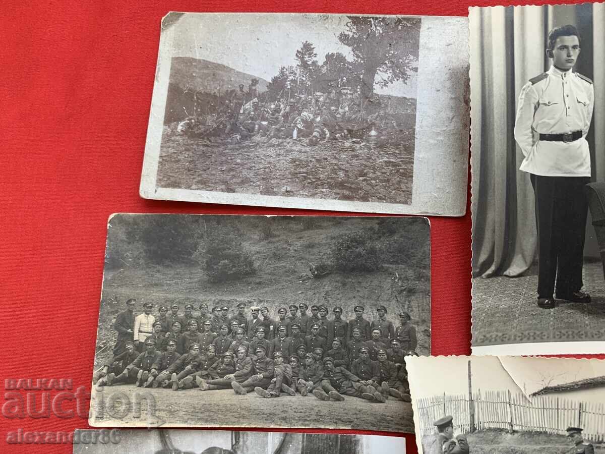 Аукцион Лот стари военни снимки 7 бр. Аукцион Лот стари военни снимки 7 бр.