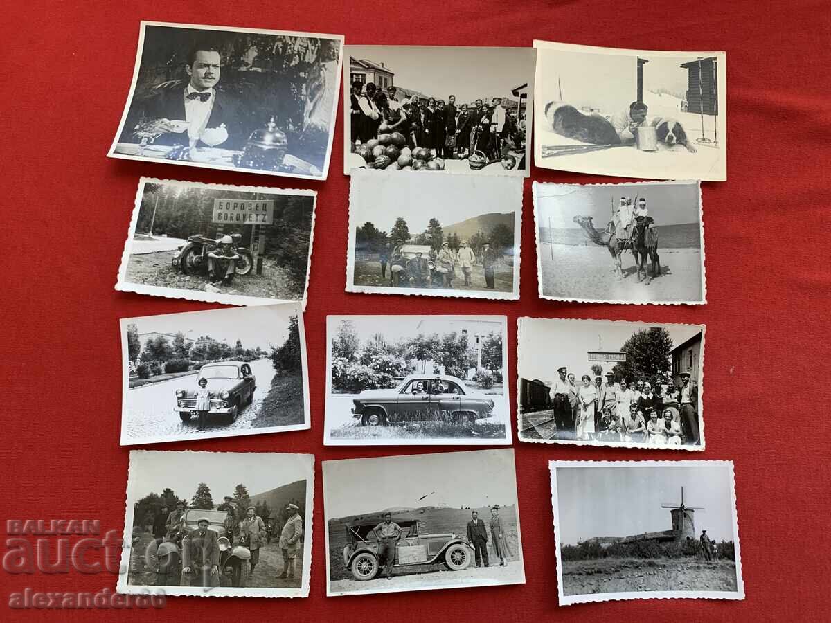 Λοτ παλιές φωτογραφίες 12 τεμάχια μικρού μεγέθους αυτοκίνητα άλλα