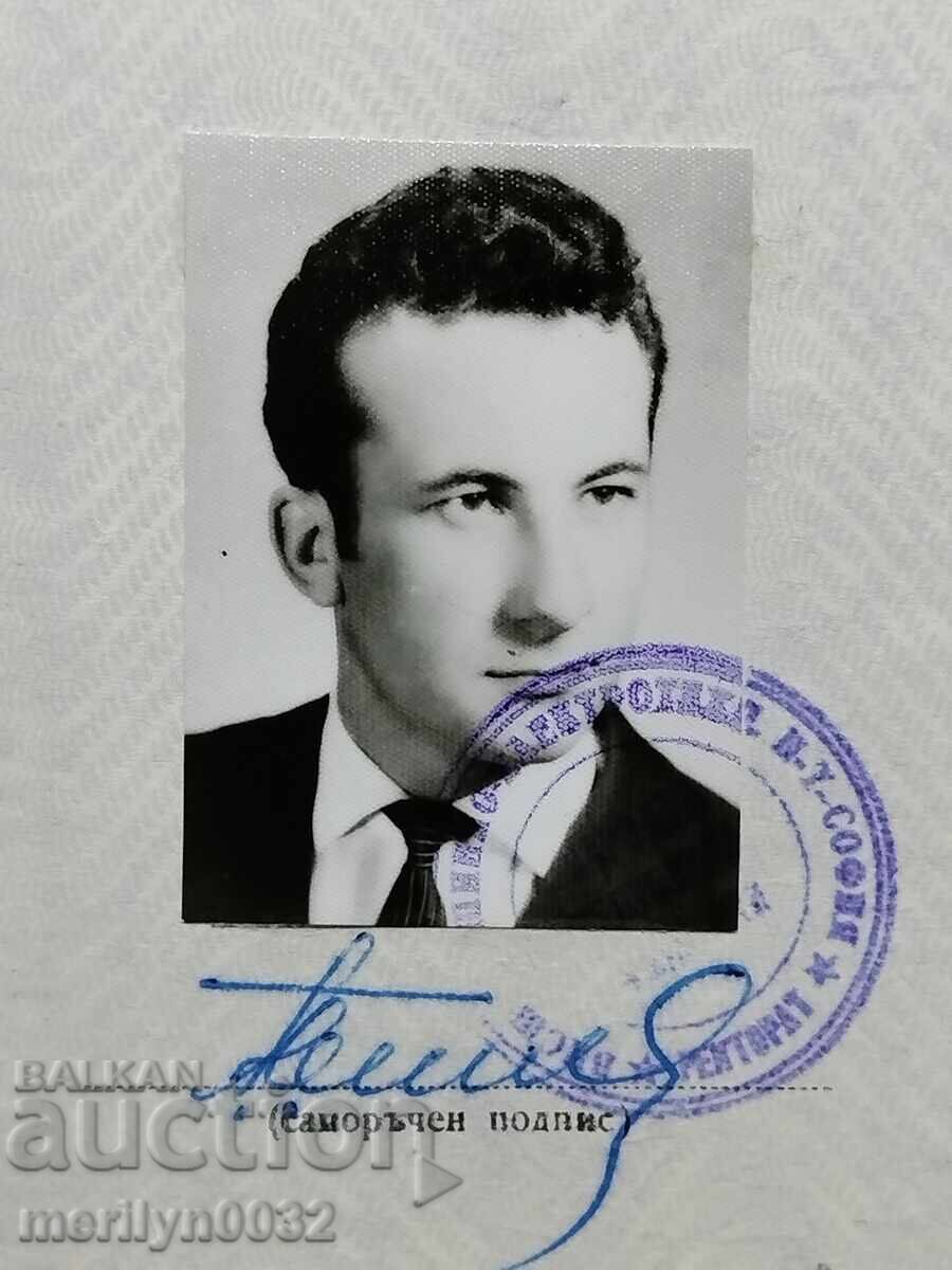 Old diploma certificate document ticket card - 5