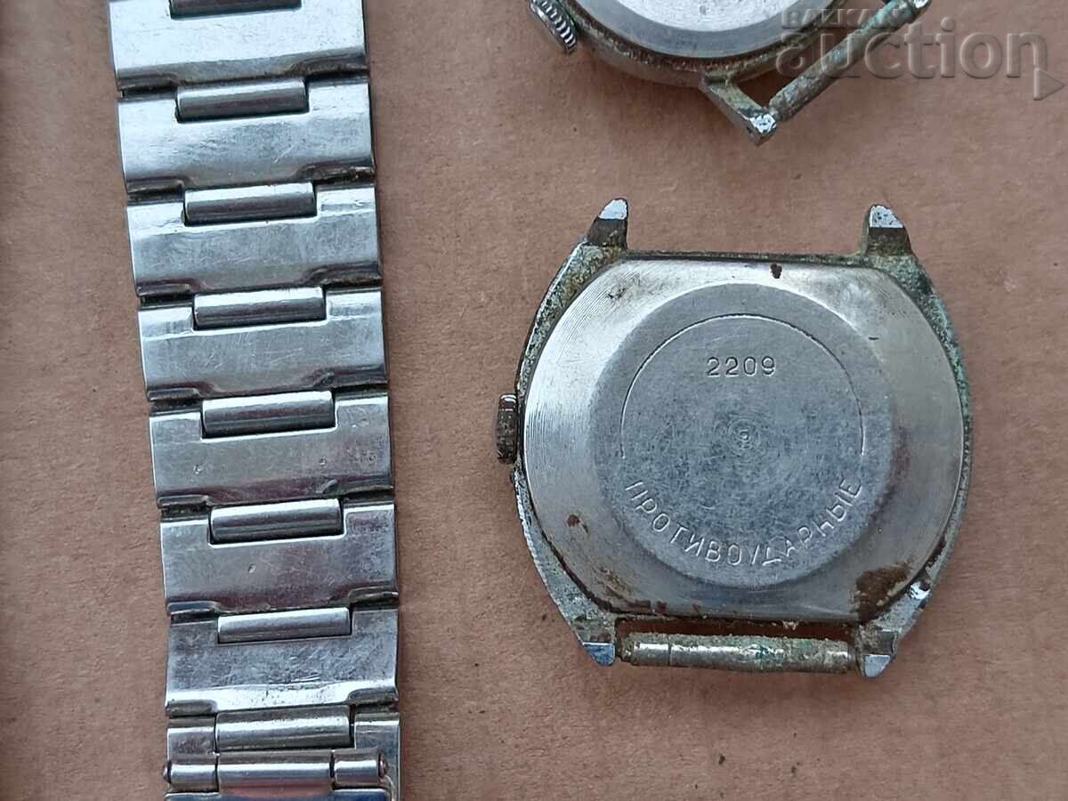 Lot retro lanțuri de ceasuri Slava Vostok - 5