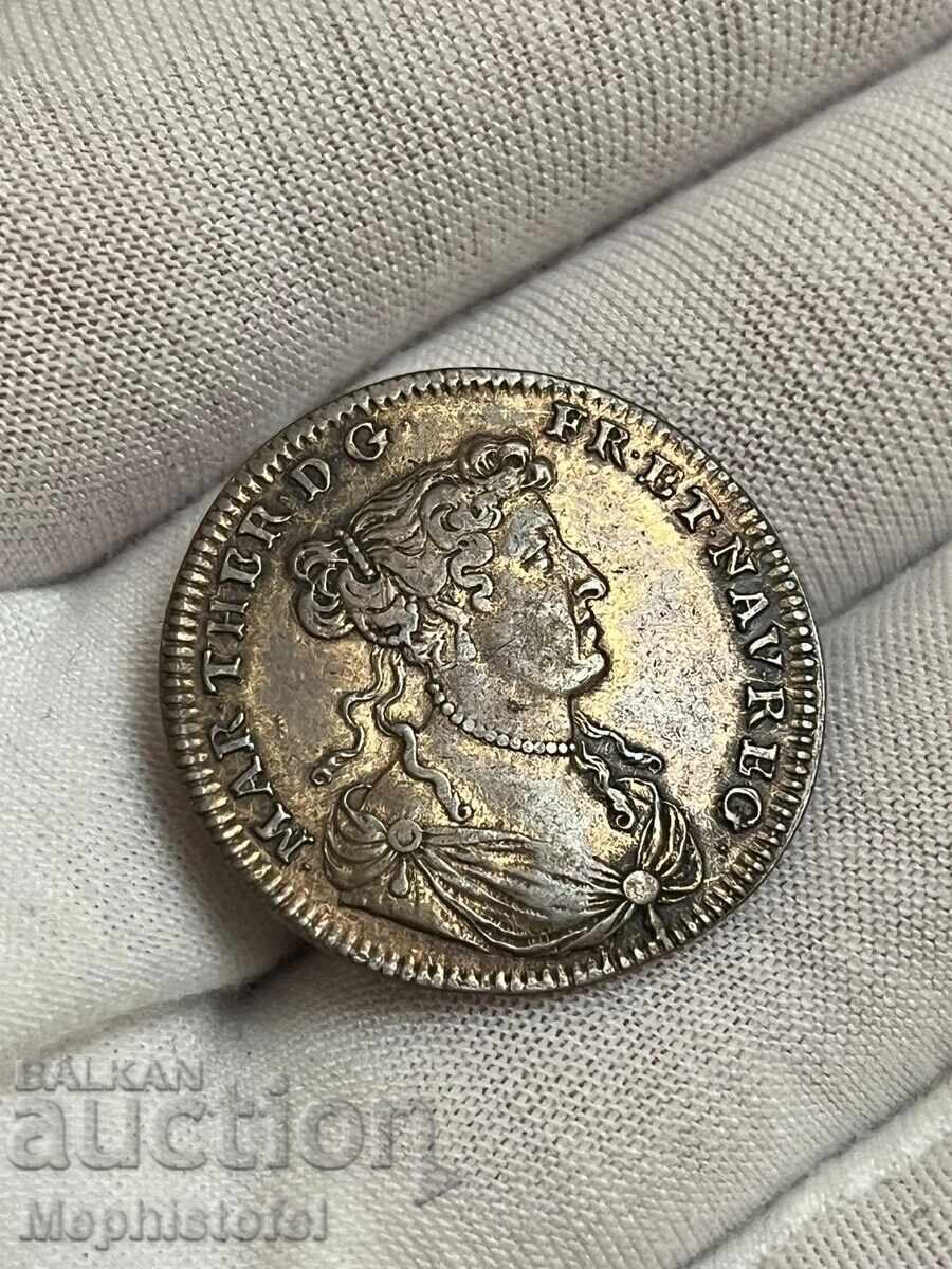 Medalie / Jeton / Token - Maria Tereza, 1677, Franța Medalie / Jeton / Token - Maria Tereza, 1677, Franța