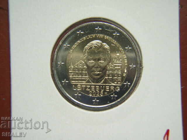Livrarea 2 Euro 2025 Luxemburg "25 ani" / Lyuksemburg (1) - 2 euro