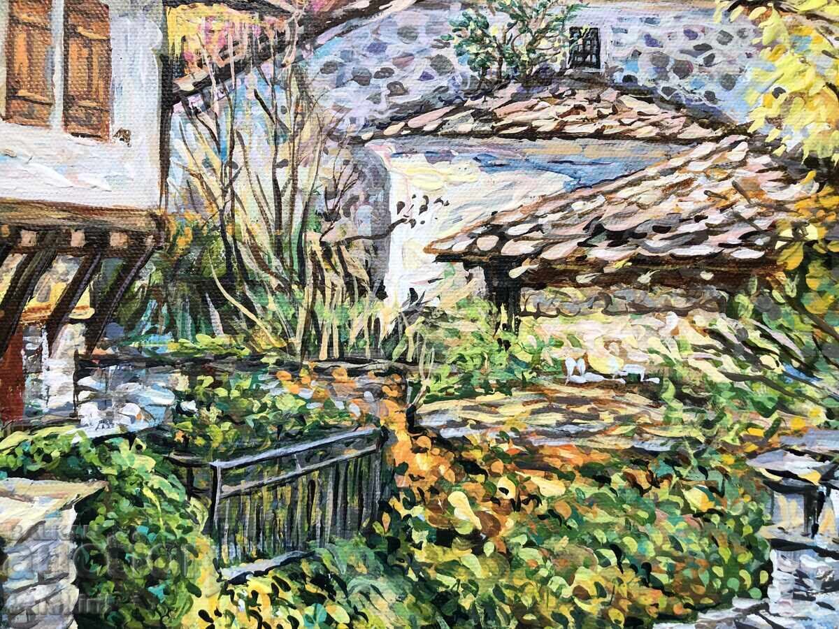 "Τοπίο από το χωριό Ντόλεν" με τιμή 900.00 BGN | € 460.16