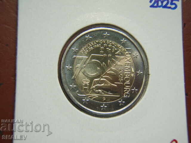 Livrarea 2 Euro 2025 Luxemburg "75 de ani" / Lyuksemburg (2) - 2 euro