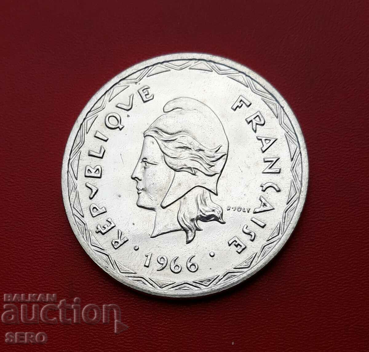 French New Hebrides-100 francs 1966-silver and rare with price 107.00 BGN | € 54.71 French New Hebrides-100 francs 1966-silver and rare with price 107.00 BGN | € 54.71