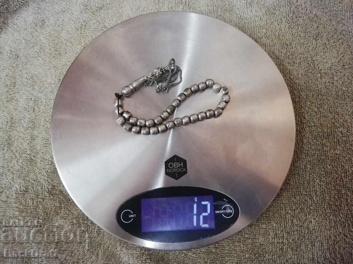 Παλιό Ασημένιο Κομπολόι 12 γραμμαρίων, ασήμι 925 με τιμή 99.00 BGN | € 50.62