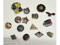 Lot of old football badges for repair 3