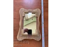 Oglindă de perete, ramă de lemn