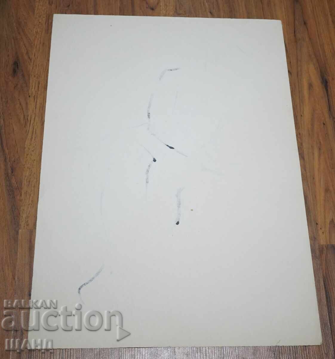 Παλιό μολύβι με σχέδιο Μάστερ, ερωτικό γυμνό σώμα με τιμή 5.25 BGN | € 2.68