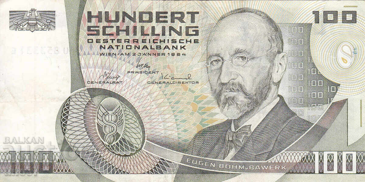 tino37- ΑΥΣΤΡΙΑ - 100 ΣΕΛΙΓΓΙΑ - 1984 - VF με τιμή 19.90 BGN | € 10.17