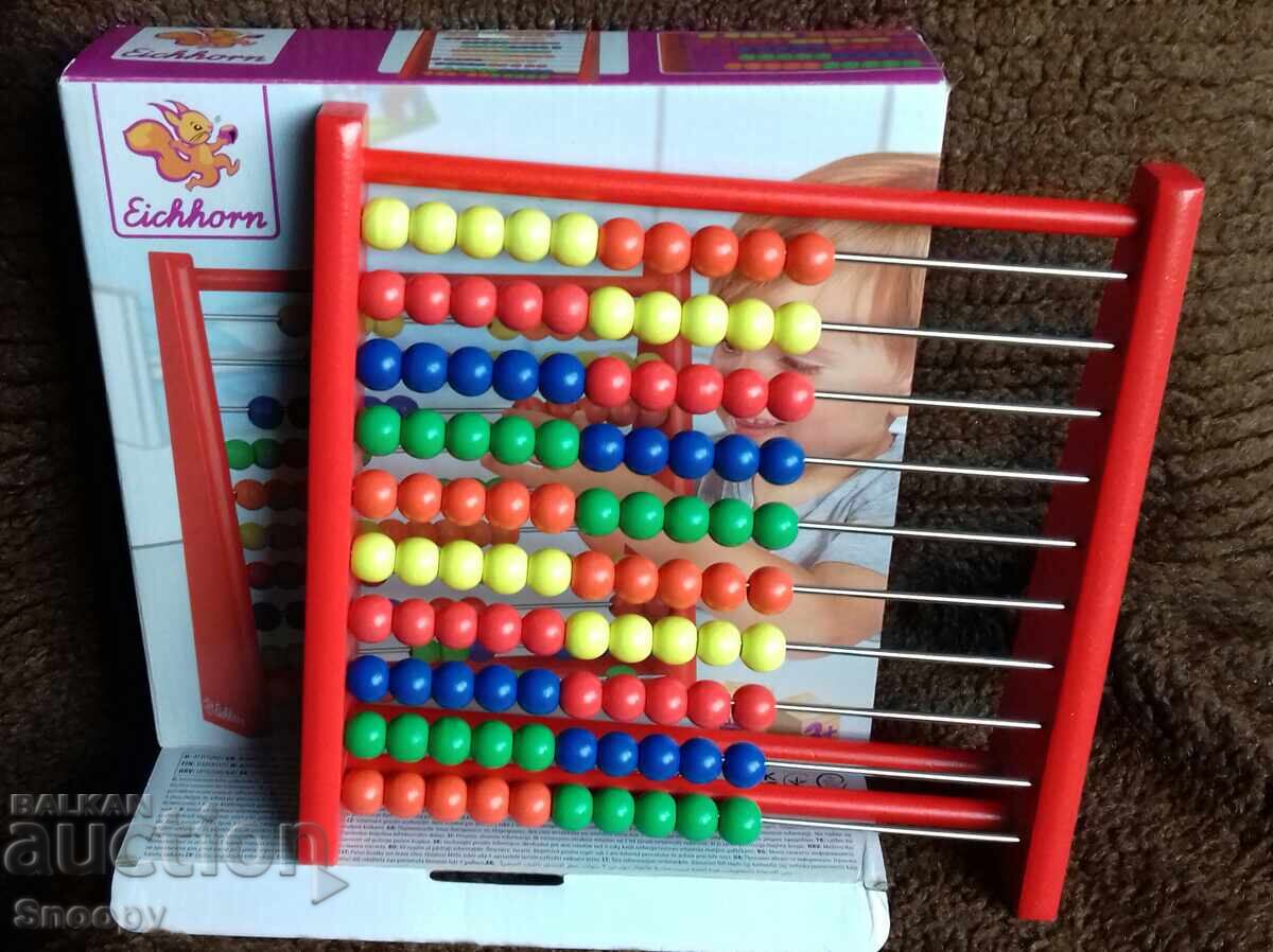 Eichhorn Wooden Abacus for Children Over 3 Years Old with price 24.00 BGN | € 12.27 Eichhorn Wooden Abacus for Children Over 3 Years Old with price 24.00 BGN | € 12.27