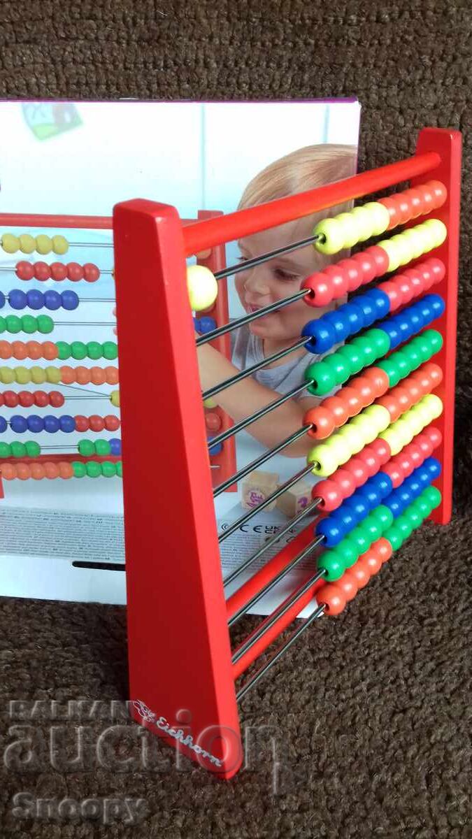 Eichhorn Wooden Abacus for Children Over 3 Years Old Eichhorn Wooden Abacus for Children Over 3 Years Old