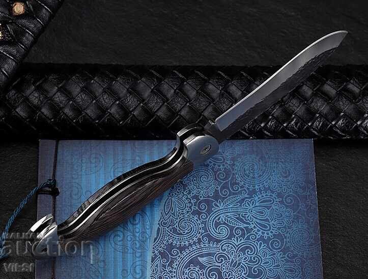 Παράδοση Σφυρήλατο πτυσσόμενο μαχαίρι, St 65kh13/Αφγανιστάν/