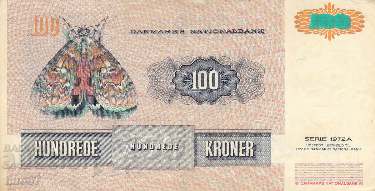 Auction tino37 - DENMARK - 100 KRONER - 1972/95 - VF Auction tino37 - DENMARK - 100 KRONER - 1972/95 - VF