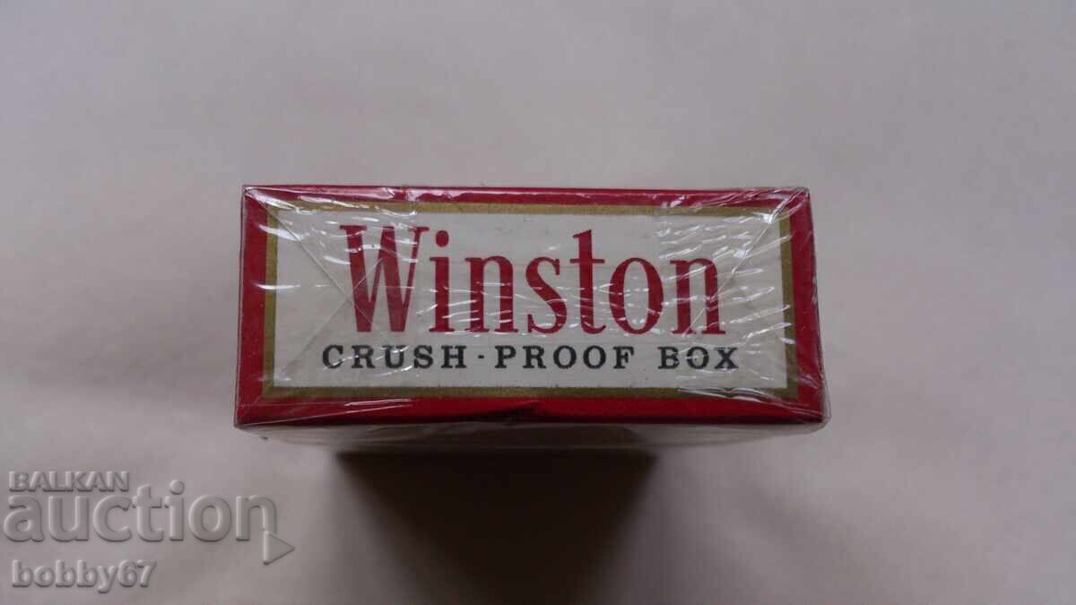 Old, unopened box of "Winston" cigarettes - USA, US - 6