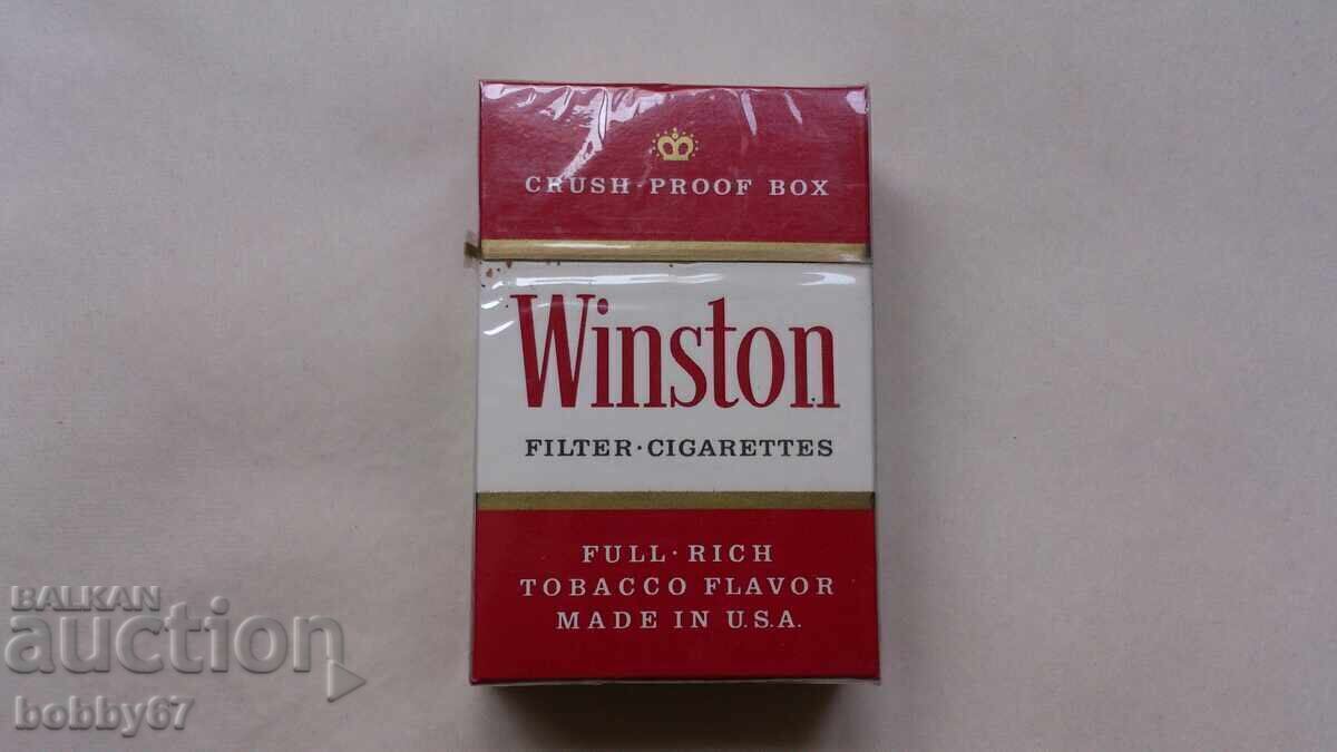 Old, unopened box of "Winston" cigarettes - USA, US