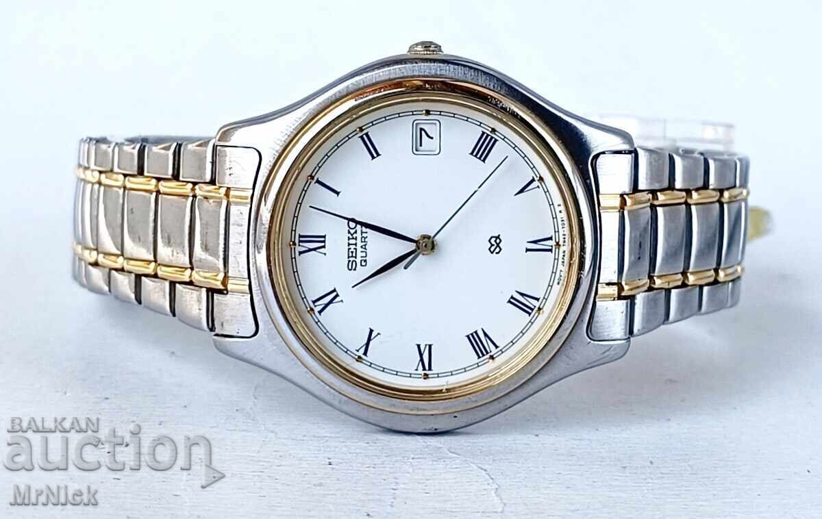 Παράδοση Ανδρικό vintage quartz αθλητικό ρολόι Seiko 7N42-7011