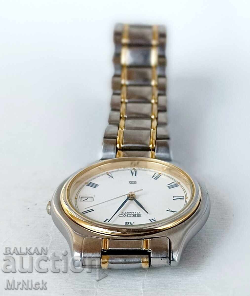 Ανδρικό vintage quartz αθλητικό ρολόι Seiko 7N42-7011 - 6