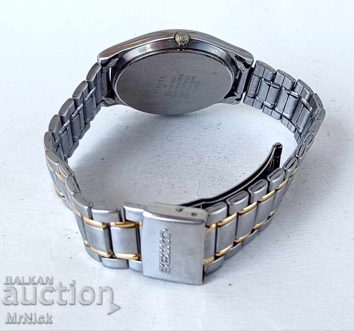 Ανδρικό vintage quartz αθλητικό ρολόι Seiko 7N42-7011 - 7