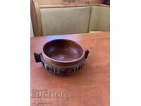 VASOAN NUCI DOMUNĂ LEMN ȘI PIELE