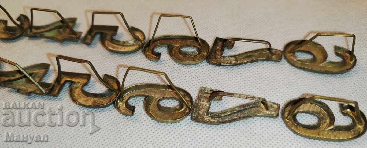 Cifre pentru epoleți, Țar Ferdinand I - 7 Cifre pentru epoleți, Țar Ferdinand I - 7