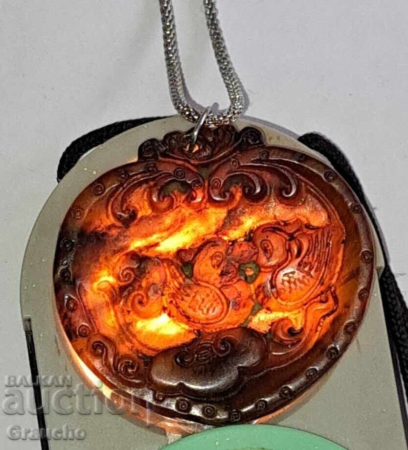 Antique Chinese Jade Pendant/Amulet for Love and Fidelity - 6 Antique Chinese Jade Pendant/Amulet for Love and Fidelity - 6